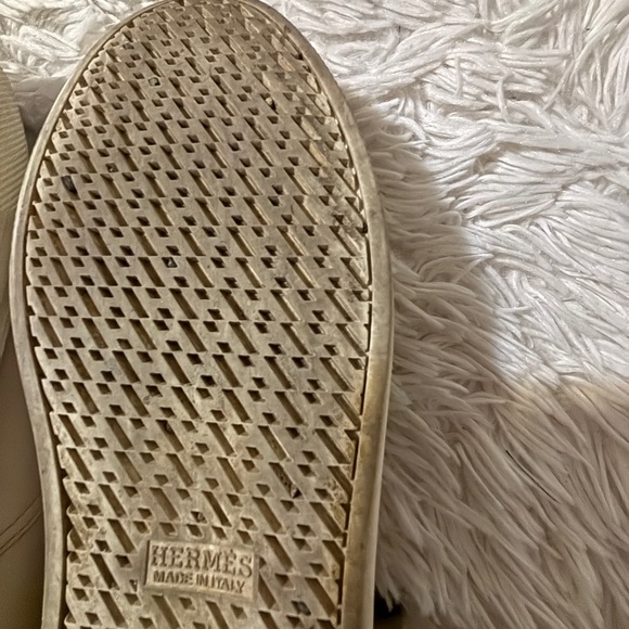 Hermes light grey sneakers with horse - Picture 7 of 8